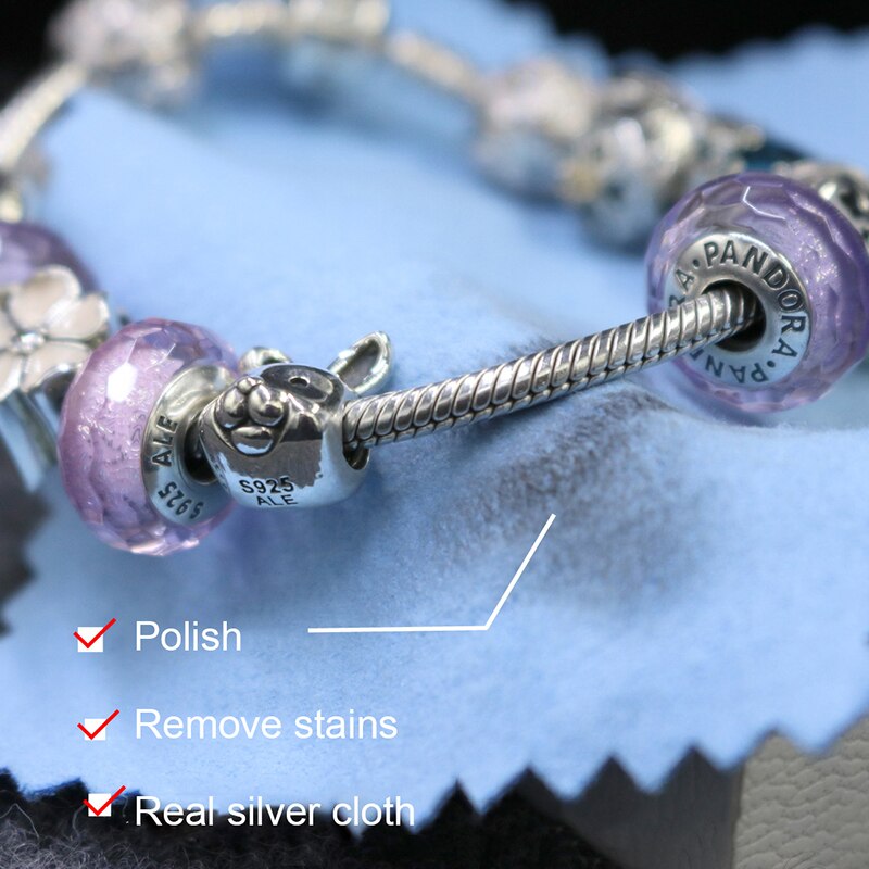 10 sieraden Onderhoud Zilveren Doek Polijsten Tape Afvegen Effect Sieraden Onderhoud Zilver Herten Huid Materiaal En Verpakking