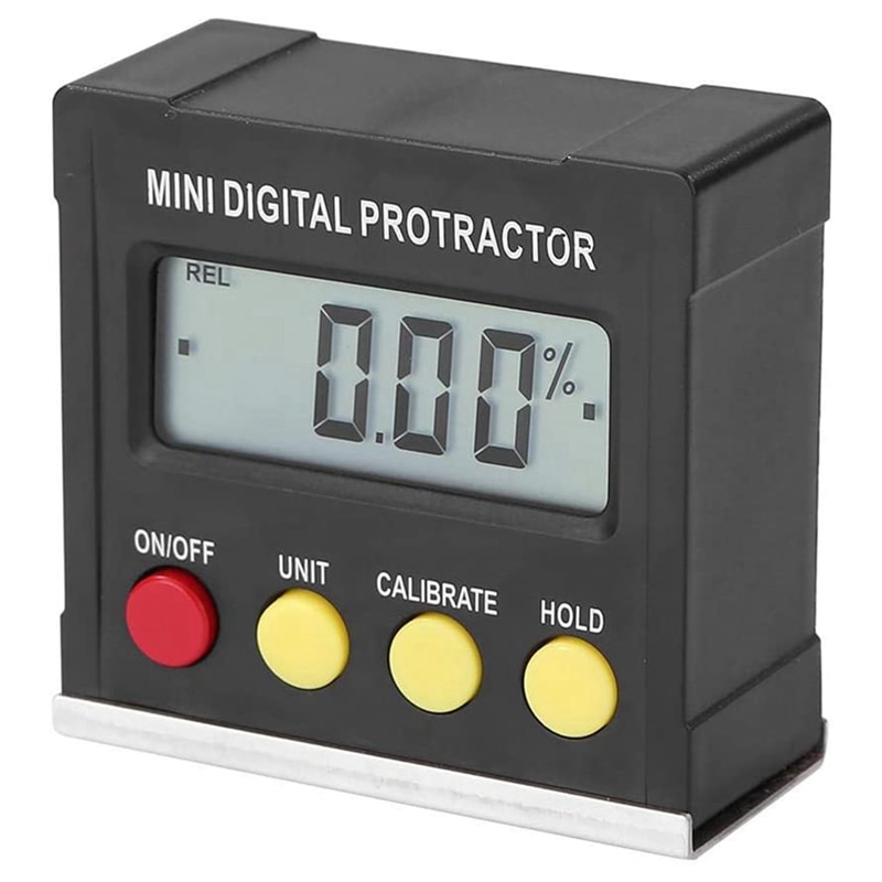 360 Degree Mini Digital Protractor Inclinometer Electronic Level Box netic Base Measuring Tool