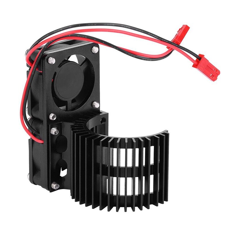 Køleplade med sidekøleventilator til 1/10 rc elbiler 540 550 motorer