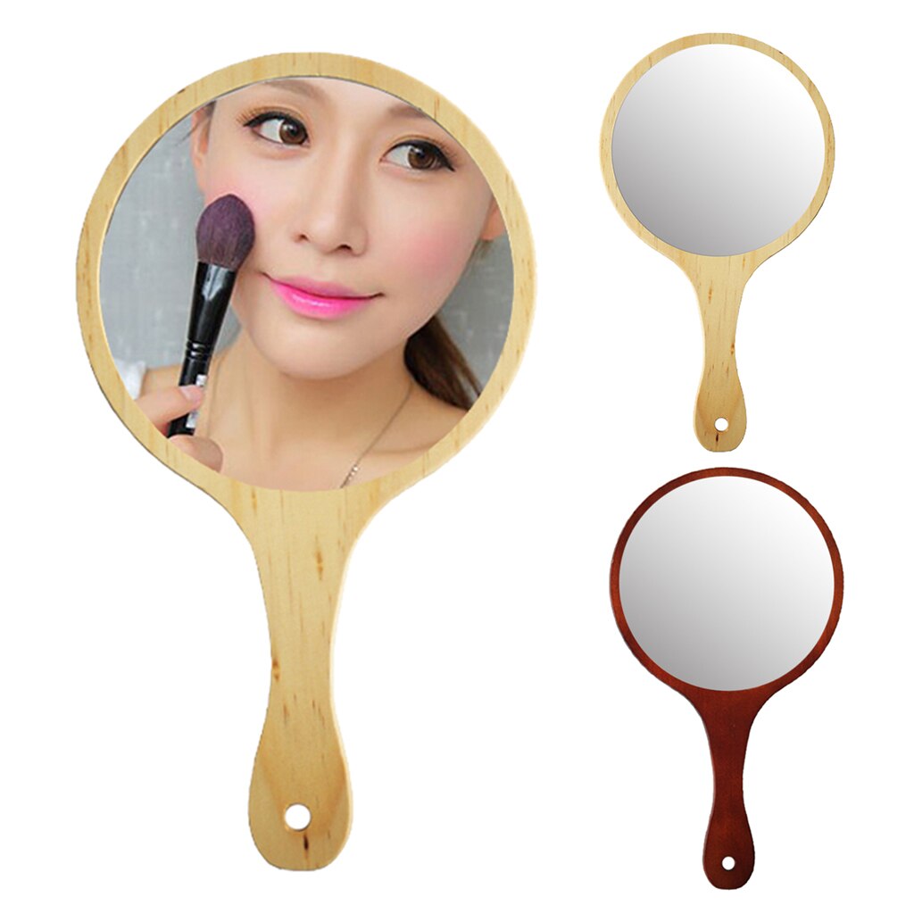 Hand Held Mirror with Handle, Makeup Hand Mirror for Bathroom and Bedroom, Barbers Haircut Mirror for Home and Salon