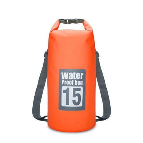 Winmax – sac à dos sec étanche pour activités en plein air, sac de rangement pour Sports de Rafting, kayak, canoë, natation, Kits de voyage: 15L Orange