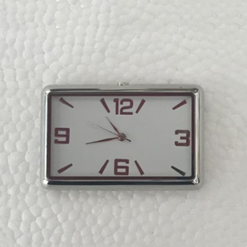 Mode Auto Quartz Klok Horloge Auto Horloge Auto Decoratie Ornamenten Voertuig: Grijs
