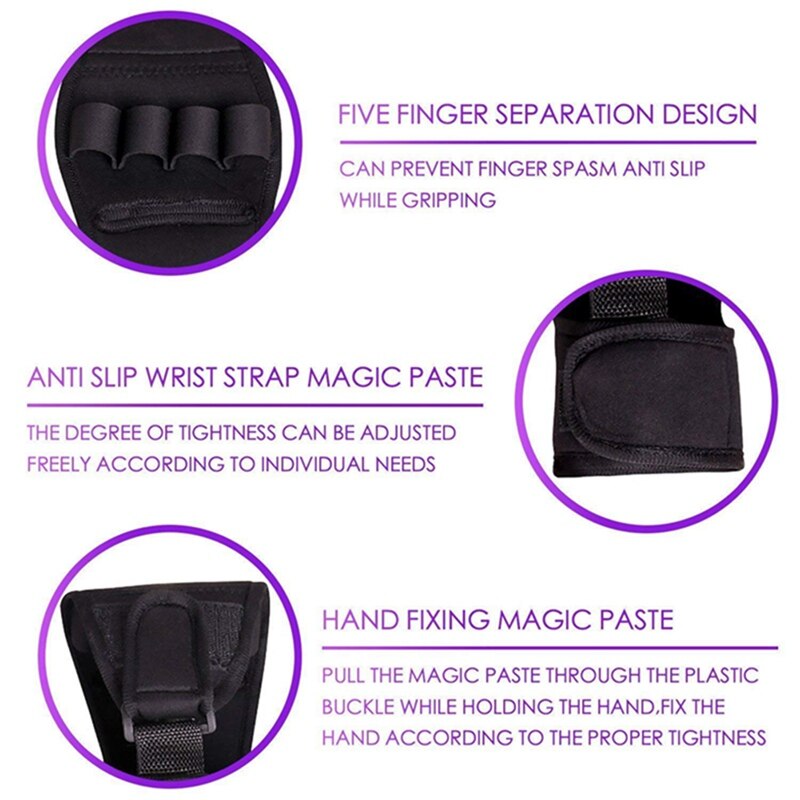 Hand Grips Anti-Spasticity Finger Rehabilitation Auxiliary Gloves Splint Finger Hand Recovery Grip Impairment Fixed Hand Recover