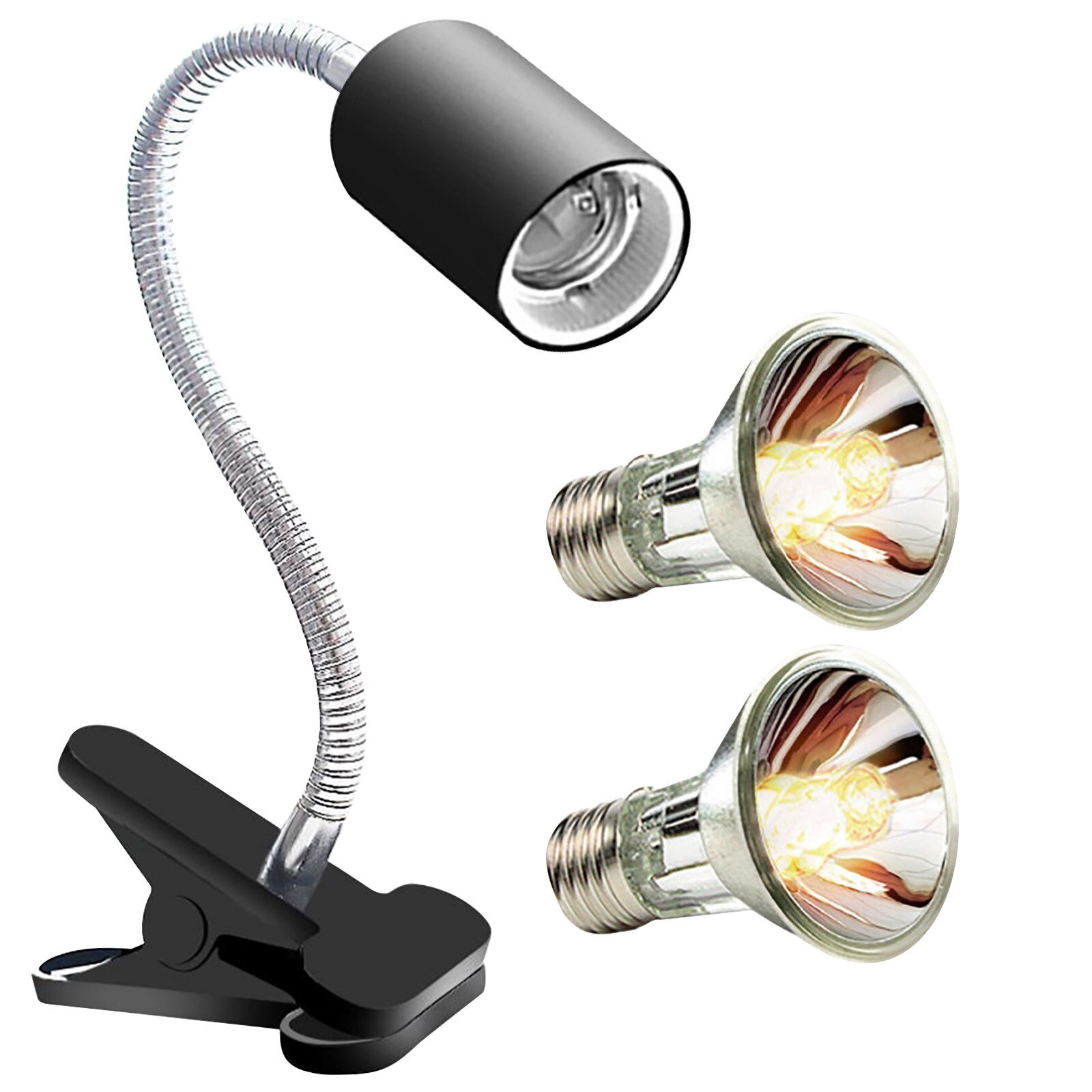 360-degree tortoise light lighting kit reptiles mammals amphibians 2 x 75W bulbs adjustable light intensity European plug