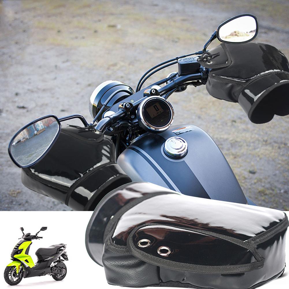 Winter Thermische Motor Stuur Handschoenen Winddicht Waterdicht Warm Motorbike Handle Bar Hand Cover Moffen Voor Winter