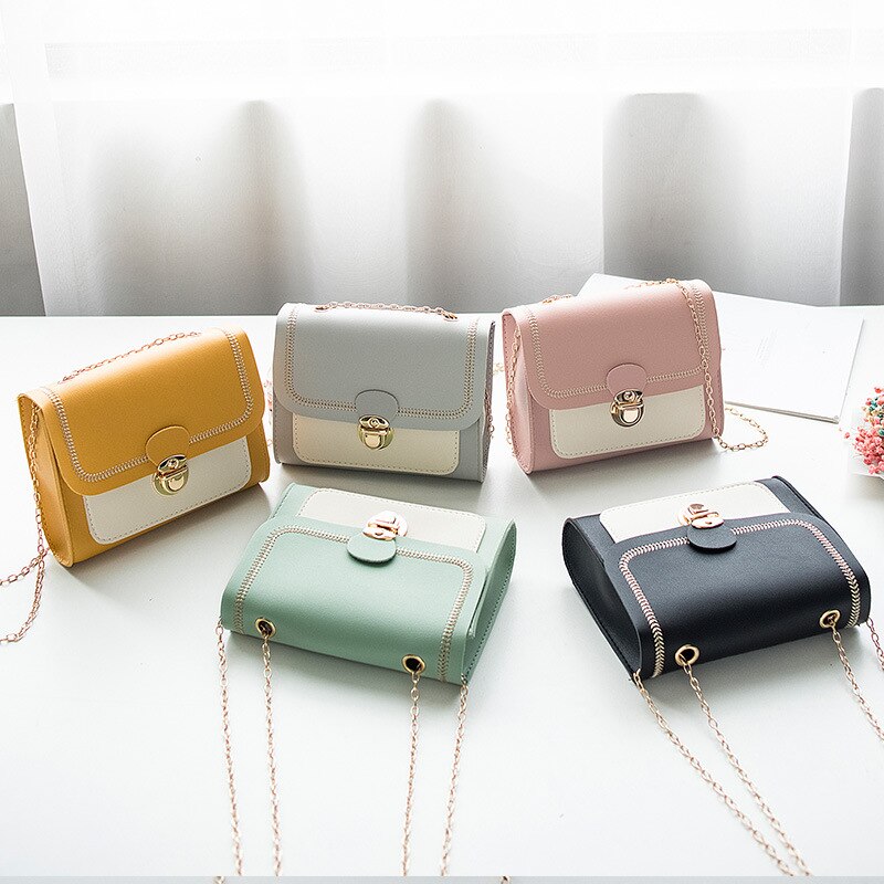 Women Shoulder Bag Casual Handbag for Women Mini Bags Chain Handle Messenger Crossbody Bags Lady Lock Wallet Handbags