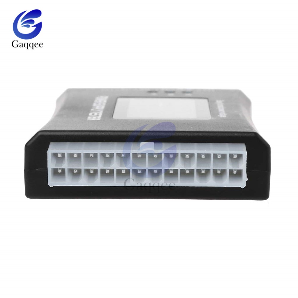Digitale Lcd Display Pc Computer 20/24 Pin Voeding Tester Controleer Quick Bank Supply Power Meten Diagnostic Tester Gereedschap
