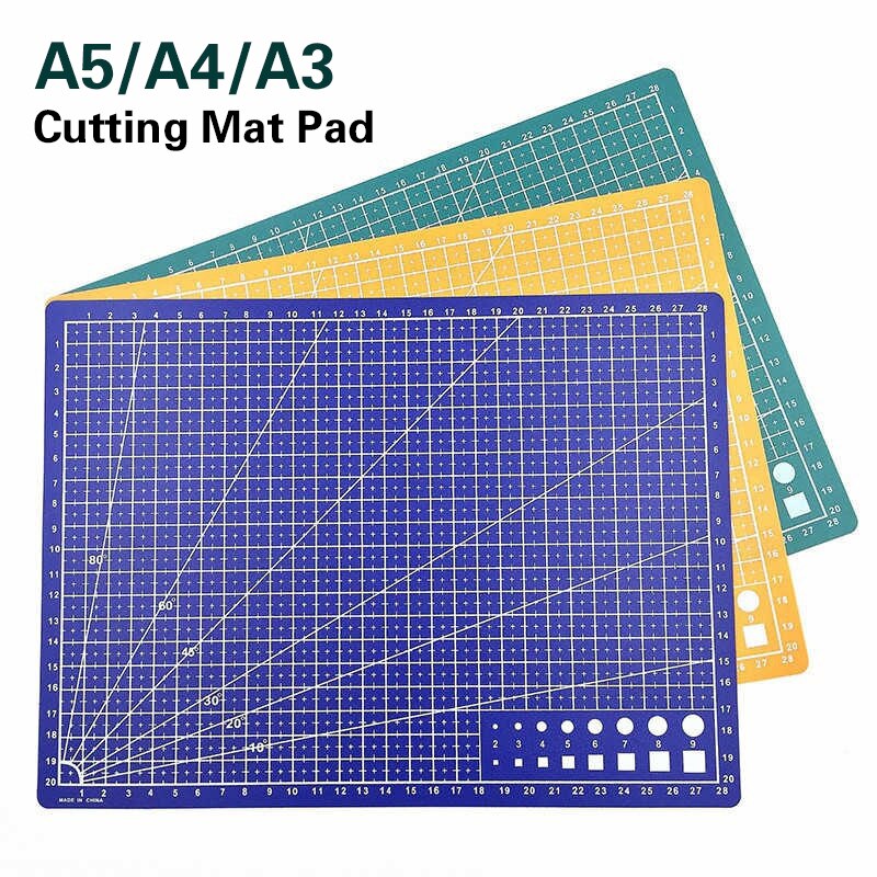 A3 Cutting Board Pvc Carving Rectangular Cutting Mat Grid Line Tool Plastic Patchwork Cut Pad DIY Sewing Supplie Tool