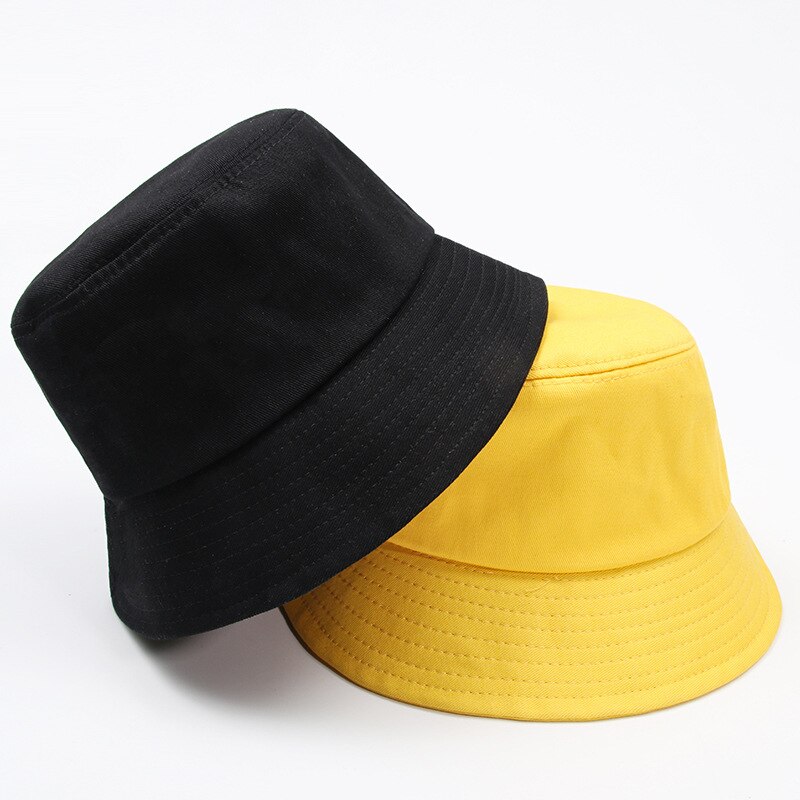 COKK Eimer Hut Frauen Männer Unisex Baumwolle Fischer Kappe Große Große Größe Einfarbig Panama Bob Hut Frühling Sommer Casual kinder Gorro