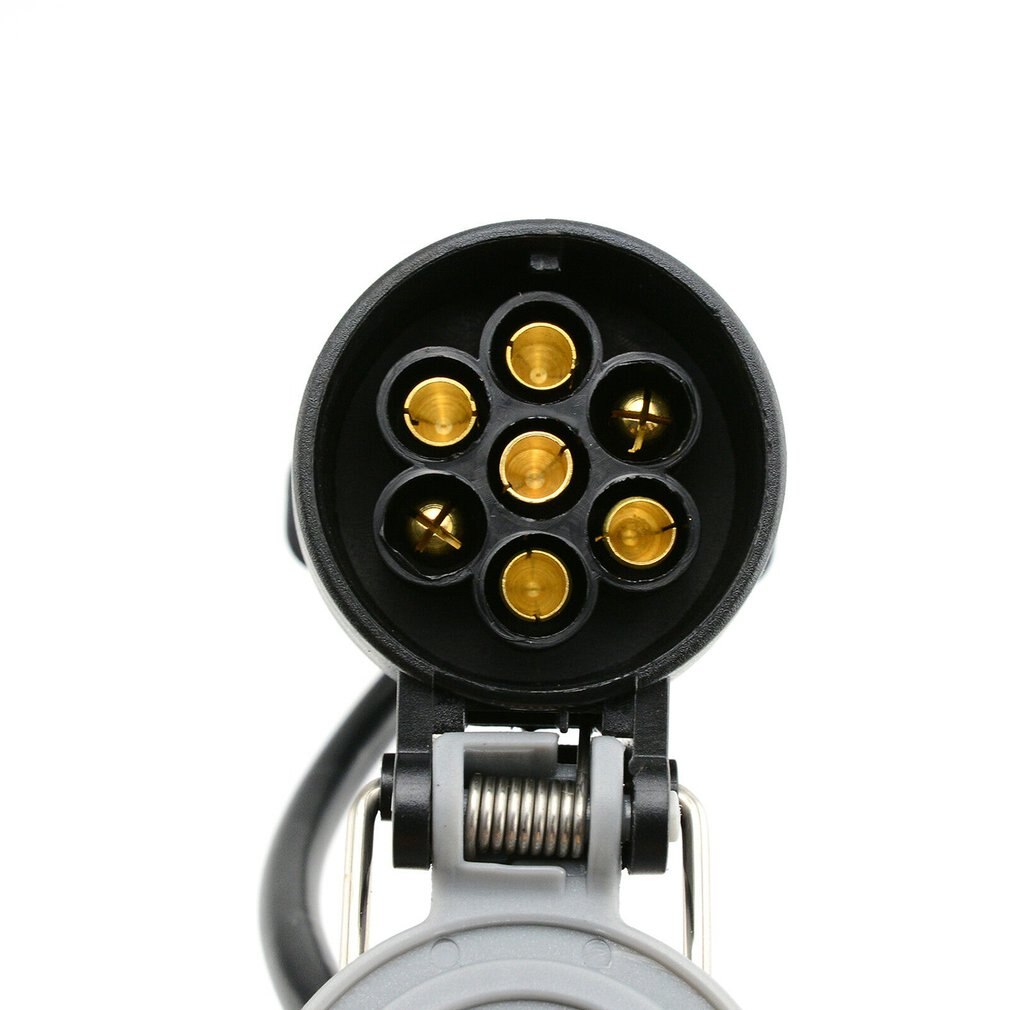 Adaptador de 13 pines a 7 pines, cable de extensión para remolque, conector para remolque de caravana, accesorios para coche