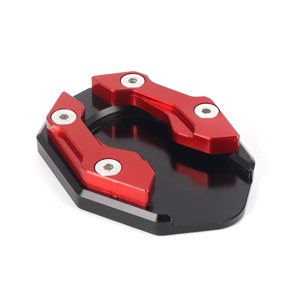 Motorcycle Bikes Kickstand Extender Foot Side Stand Extension Foot Pad Support Plate Motorcycle Accessories: Clear