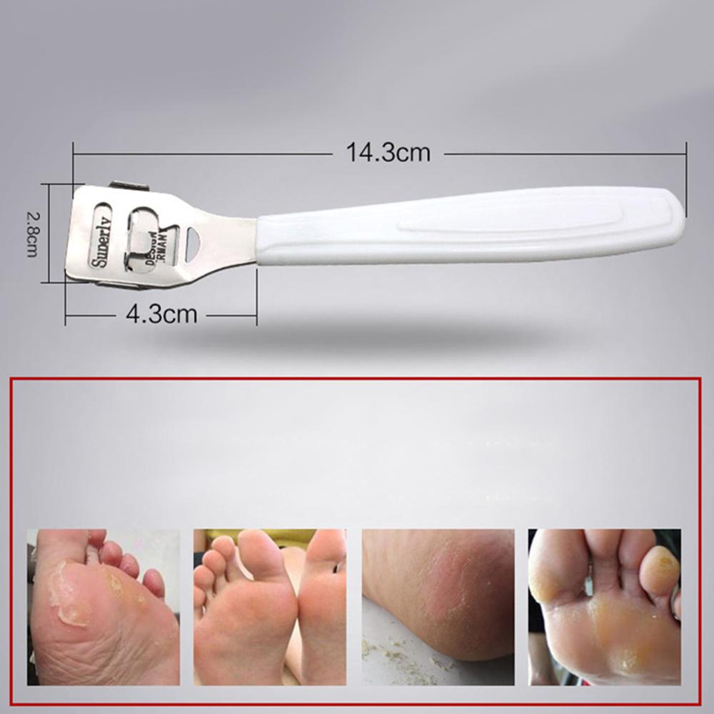 Cuchilla para raspar pies, removedor de piel muerta de callos duros, herramienta de pedicura , Lima de pedicura, pies de molienda