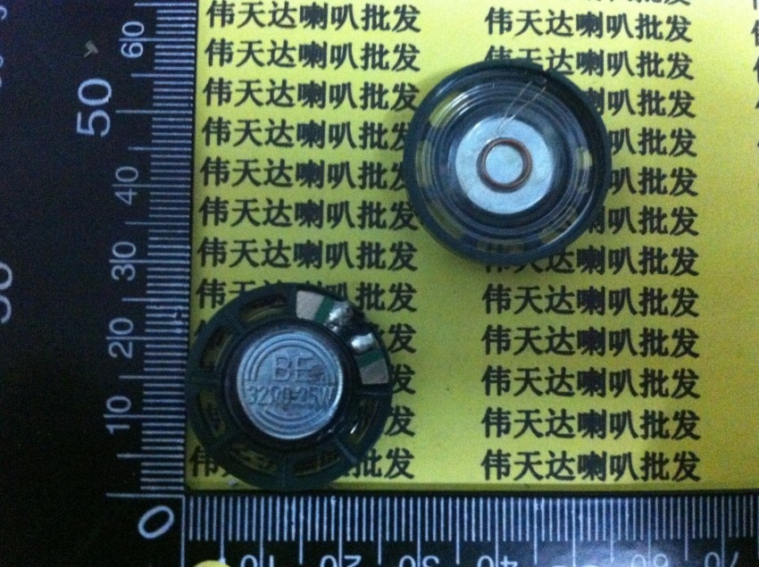 Neue Ultra-dünne Mini Klang lautsprecher 32 Ohm 0,25 Watt 32R 0,25 W lautsprecher Durchmesser 27 MM 2,7 CM lautsprecher