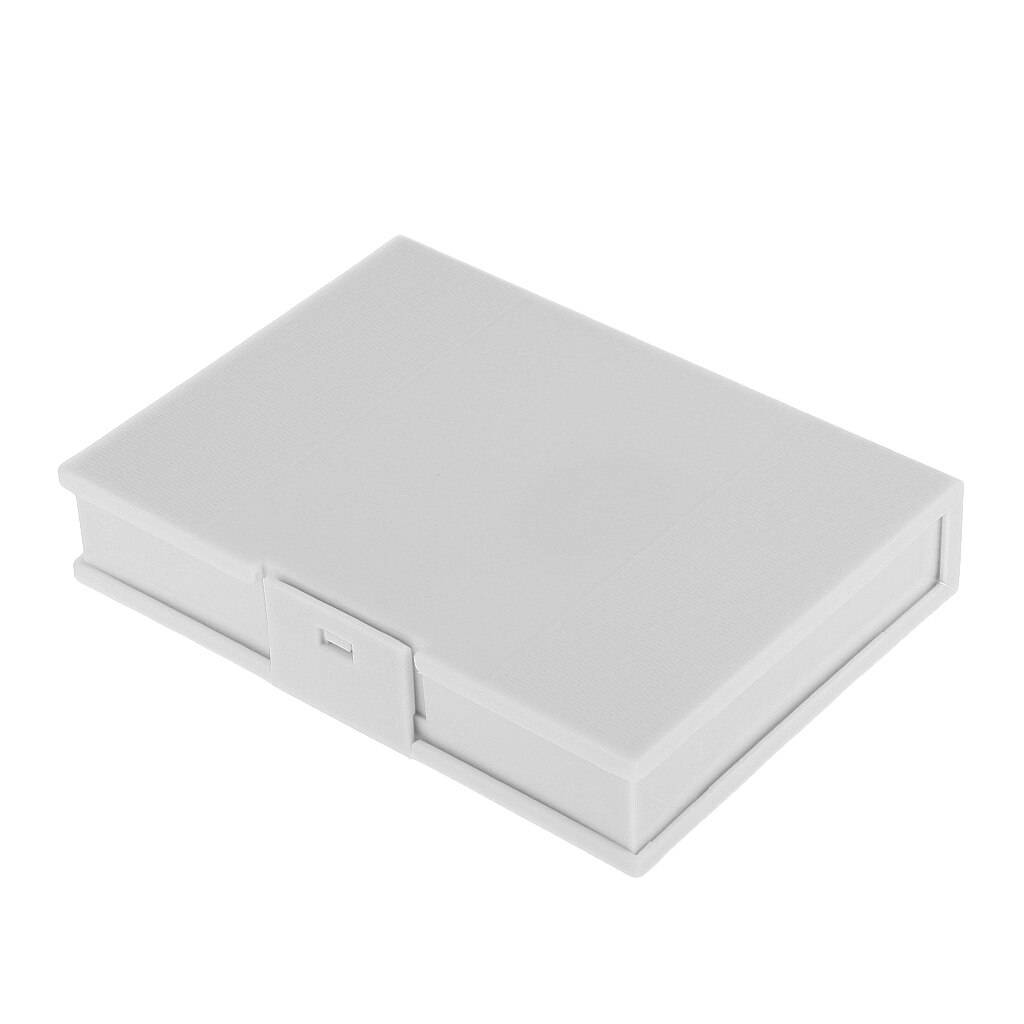 2x White 3.5" Plastic SATA IDE HDD Anti-Static Storage Tank Box Case