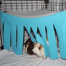 Chinchilla Hedgehog Rat Squirrel Rabbit Pet Hideout Corner Cloth Tassels Curtain Hideaway For Guinea Pig Ferret