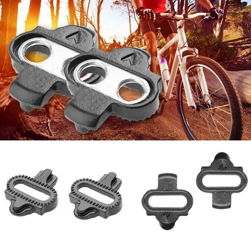 Bike Cleats MTB Bicycle Cleat Set Compatible for Shimano SPD for Spinning Indoor Cycling Mountain Bike