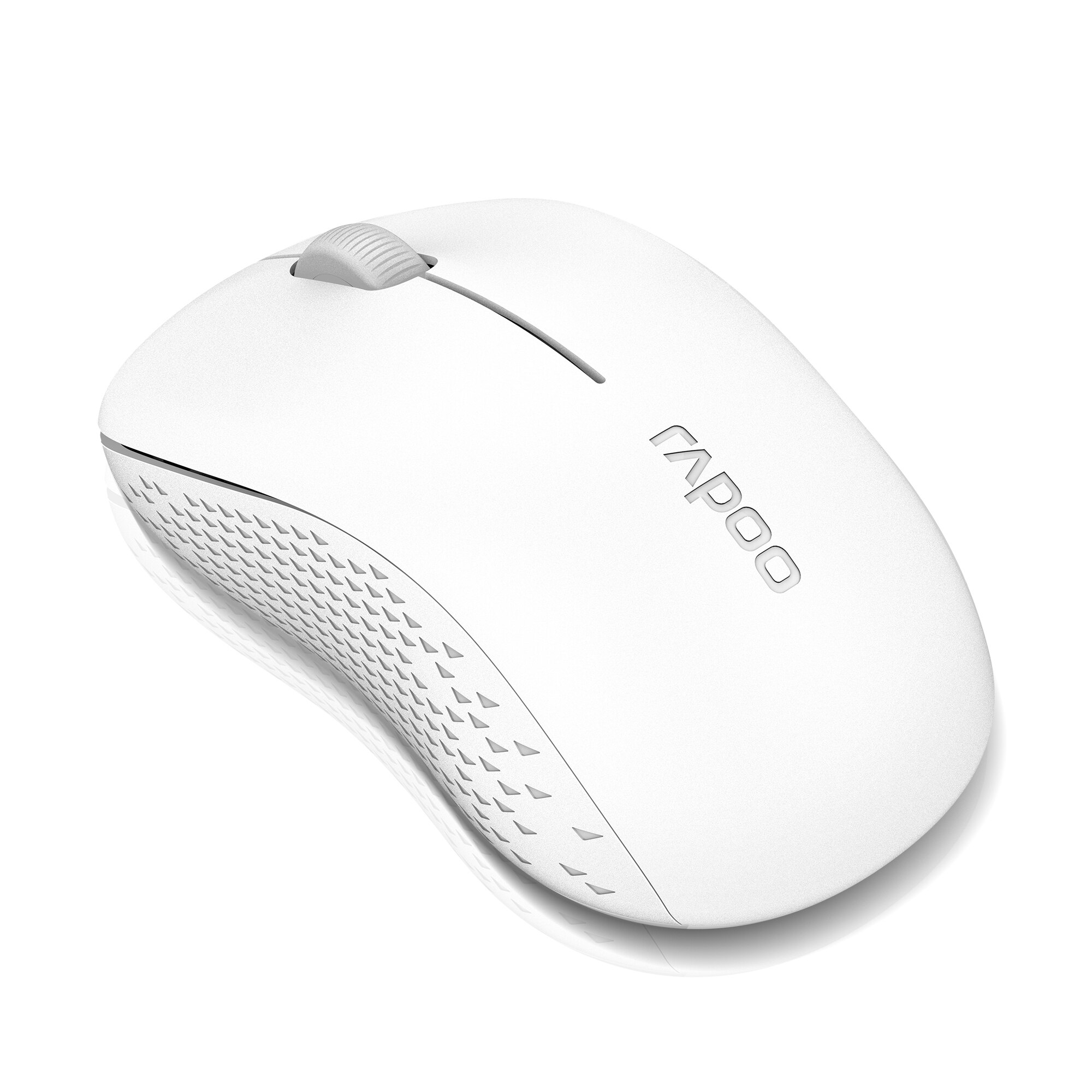 Rapoo M160G Multi-modus Stille kabellos Mini Maus Schalter 3 Geräte mit 1300DPI Bluetooth 3.0/4,0 RF 2,4 GHz für Computer Laptop: Silent weiß