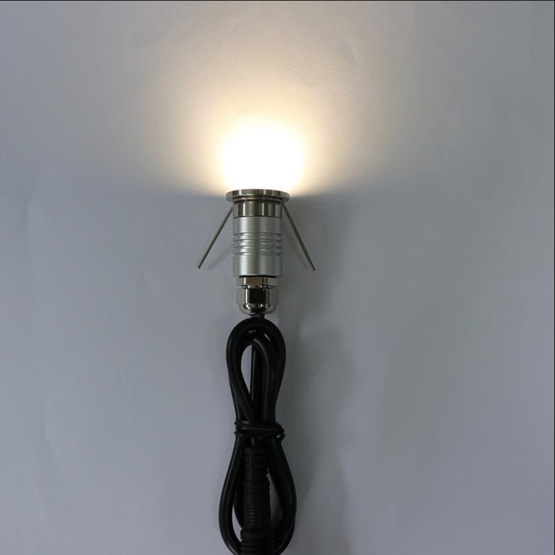1W CREE LED Underground Light Outdoor Indoor Mini Condensing Ground Lamp Landscape Lighting IP67 DC12V LED Floor Deck Stair Lamp