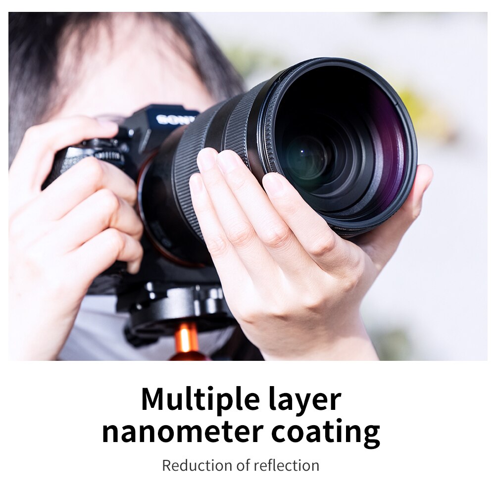 K &amp; F Concept Nano-X Hd GND8 ND8 Lens Filter Optisch Glas Zachte Gradiënt Met Coating 49Mm 52Mm 55Mm 58Mm 62Mm 67Mm 72Mm 77Mm 82Mm