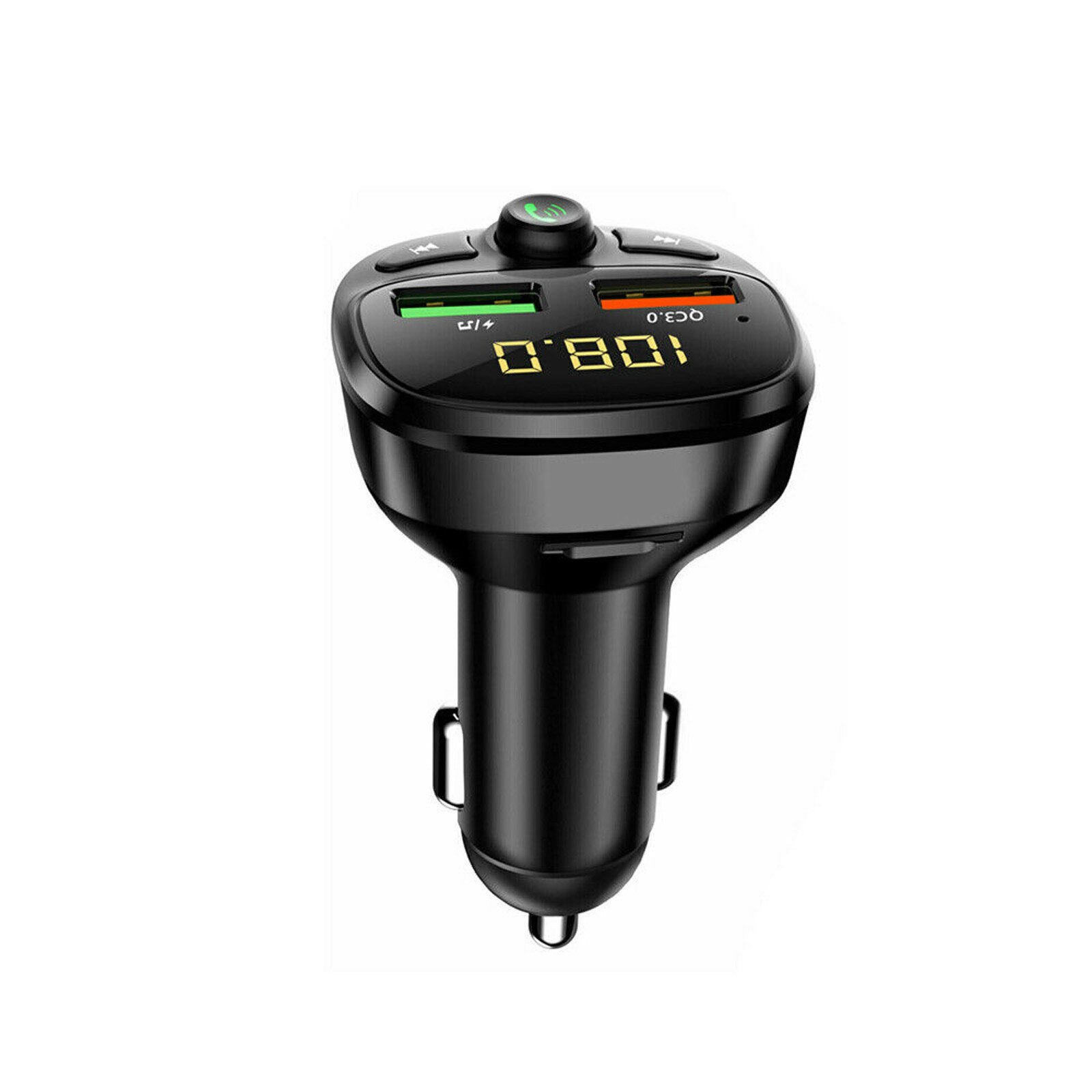 Bluetooth 5.0 Wireless FM Transmitters Handsfree Car FM Transmitter Car Accessories Car MP3 Player Dual USB Charger
