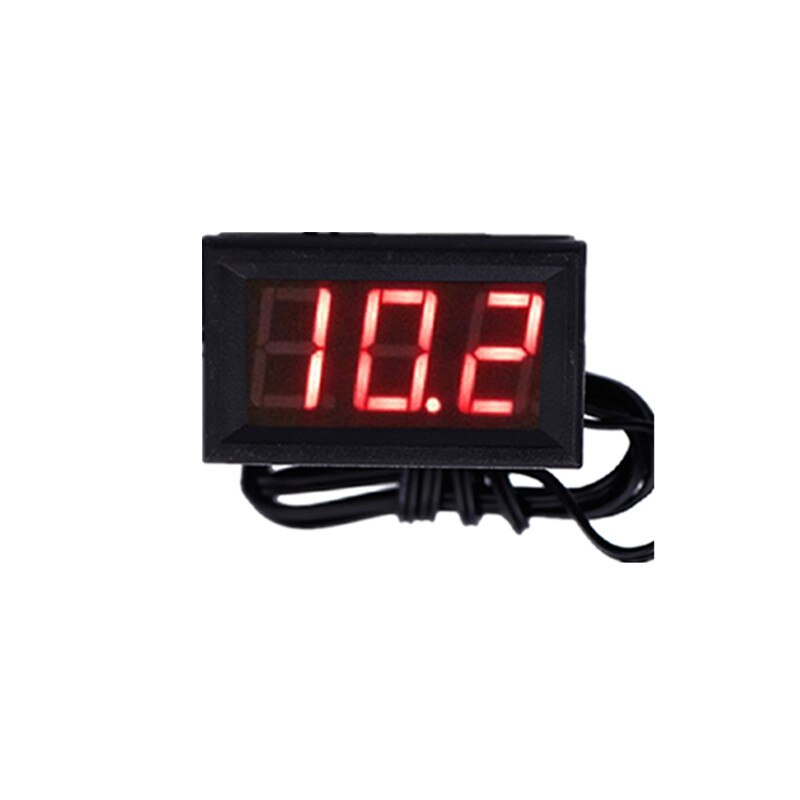 Termómetro Digital LED con sonda de temperatura: red