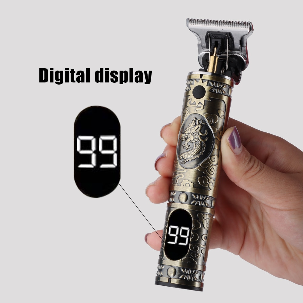 T9 0Mm Professionele Tondeuse Baard Trimmer Elektrische Oplaadbare Mannen Haar Scheerapparaat Baard Kapper Hair Cut Snijden Machine