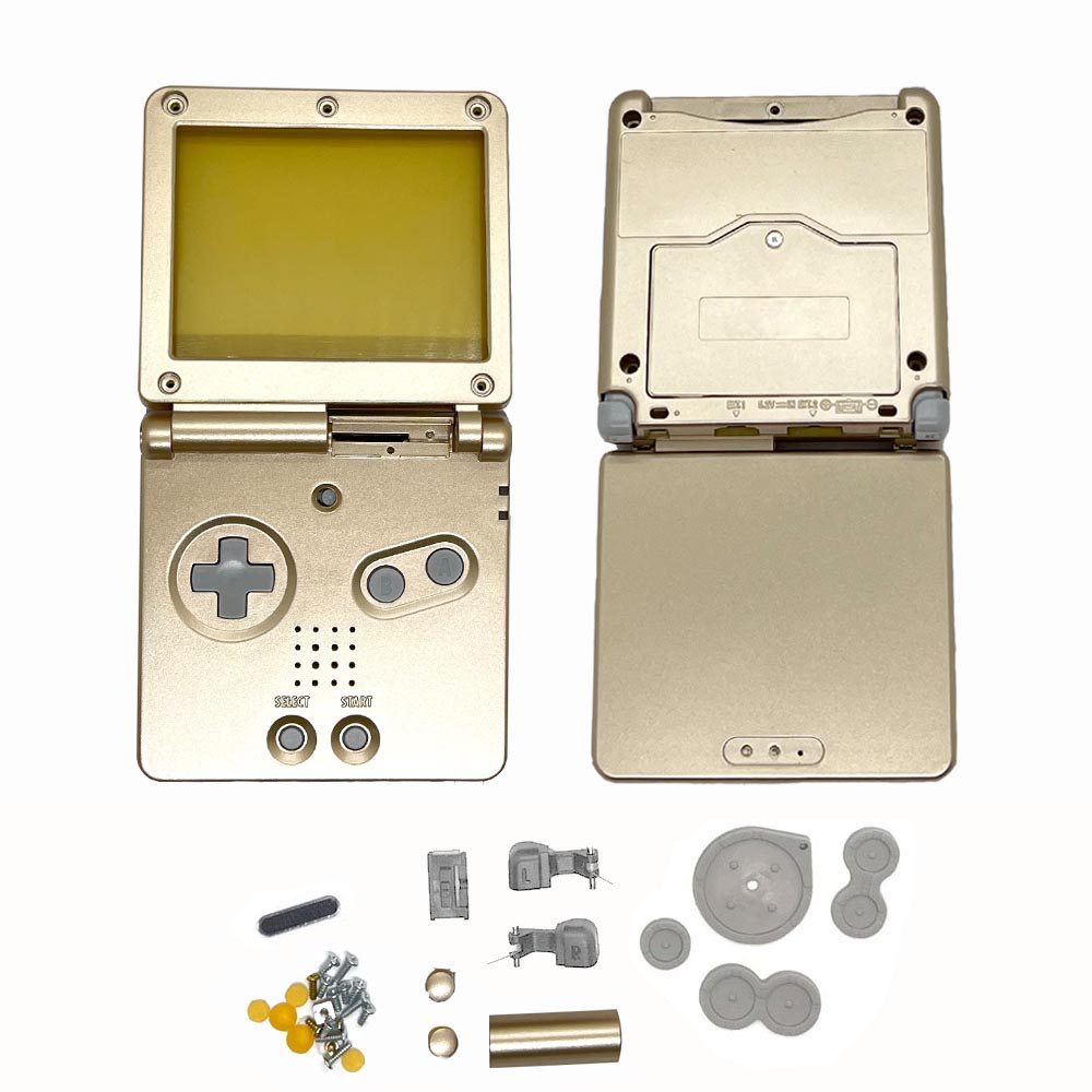 Carcasa Original de repuesto de para Gameboy Advance GBA SP, funda carcasa para consola de juegos con juegos de accesorios: Rosa