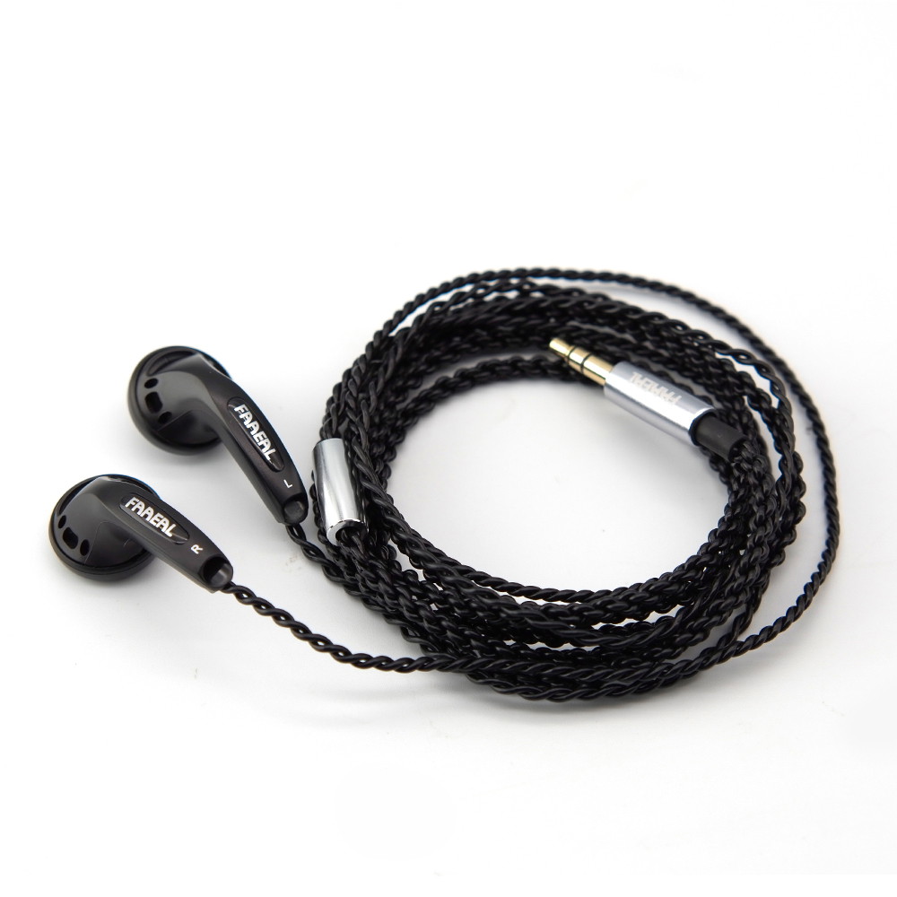 FAAEAL Snow-lotus 1.0 HiFi Earphone 64 Ohm DIY Earbuds Nice Female Vocal Music Earphones DJ Earphones DIY MX500 For Smartphones