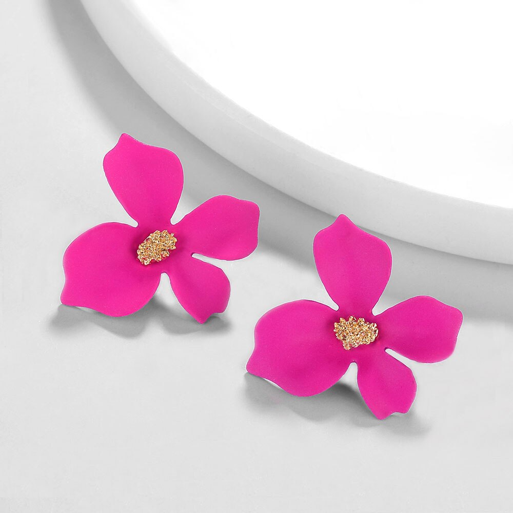 Boucles d&#39;oreilles Style coréen pour femmes, bijoux à fleurs, nouvelle , ,