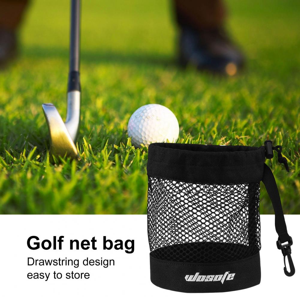 Golfbal Opbergtas Met Hangende Gesp Grote Capaciteit Golfbal Draagtas Draagbare Golf Accessoire Organizer Pouch