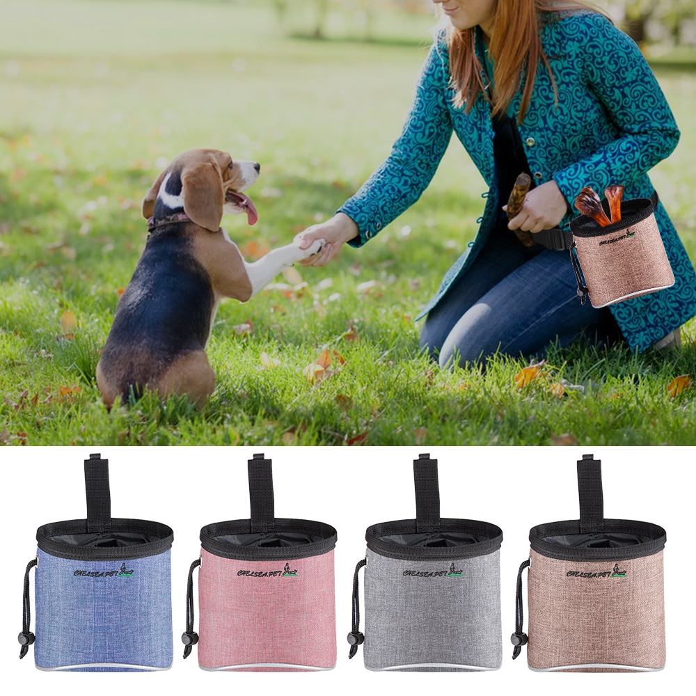 Hondentraining snoepzak voor buiten, hondensnoepjeszak, heuptas, stoffen tas voor honden en puppy's, benodigdheden  #2