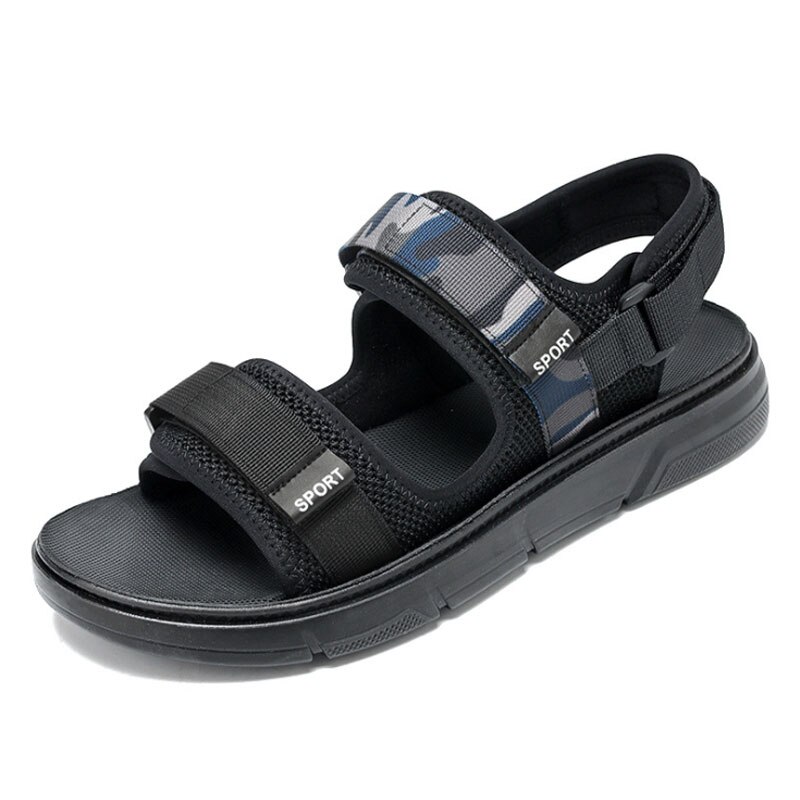 Sandali estivi da uomo Casual sandali da spiaggia morbidi traspiranti da esterno scarpe sportive da uomo sandali con plateau