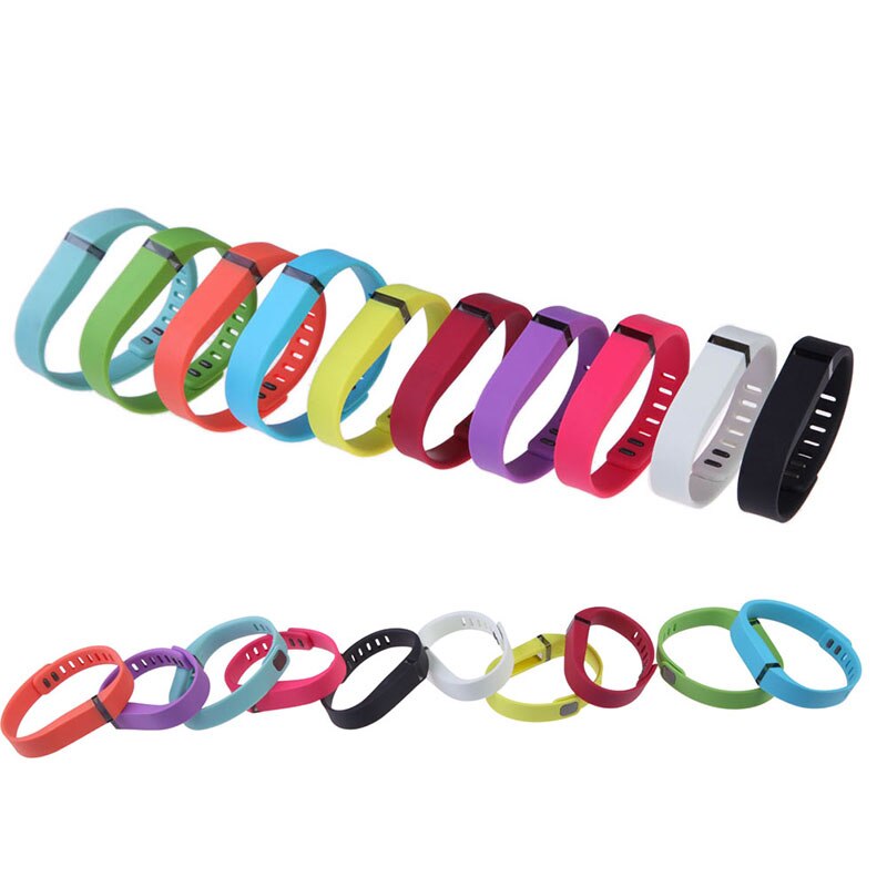 Vervanging Grote Band Voor Fitbit Flex Draadloze Activiteit Armband Armband Kleurrijke Siliconen Polsband Armband Jc