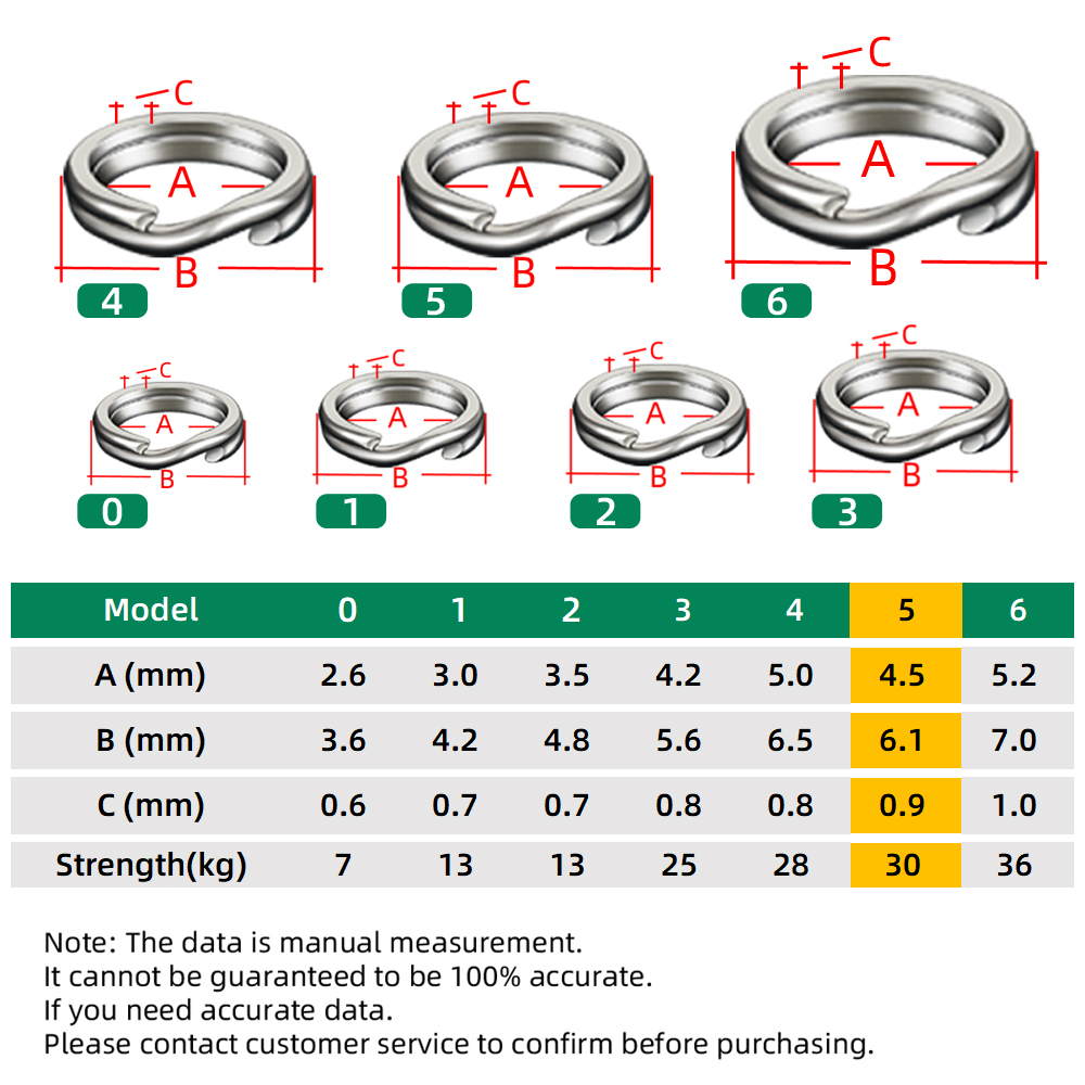 Anelli divisi da pesca 50 ~ 100 pezzi Anelli con esca in acciaio inossidabile Terminale per acqua salata Affronta Anelli divisi Connettori da pesca Anelli a scatto: 11 / Grigio chiaro