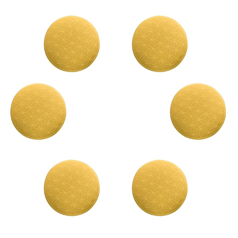O mais novo design de saúde 10 pces contra emf scalar escudo alta energia negativa 3000cc íons anti radiação redonda adesivo dourado