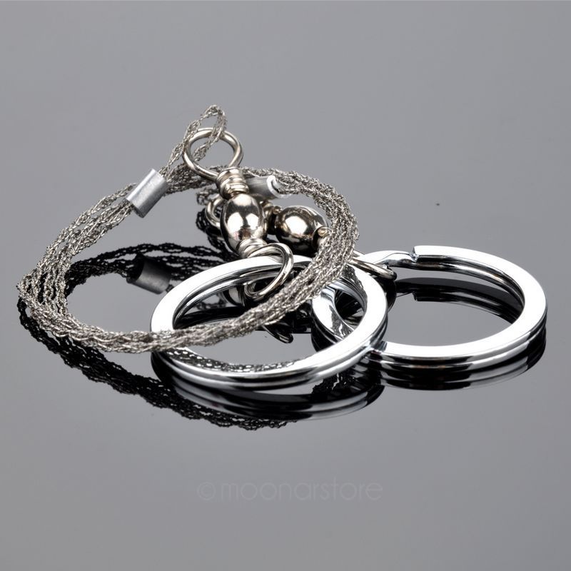 Field Survival Stainless Wire Saw Hand Chain Stainless Steel Wire Bamboo Line Lifebelts Bamboo Rotating Wire #1025