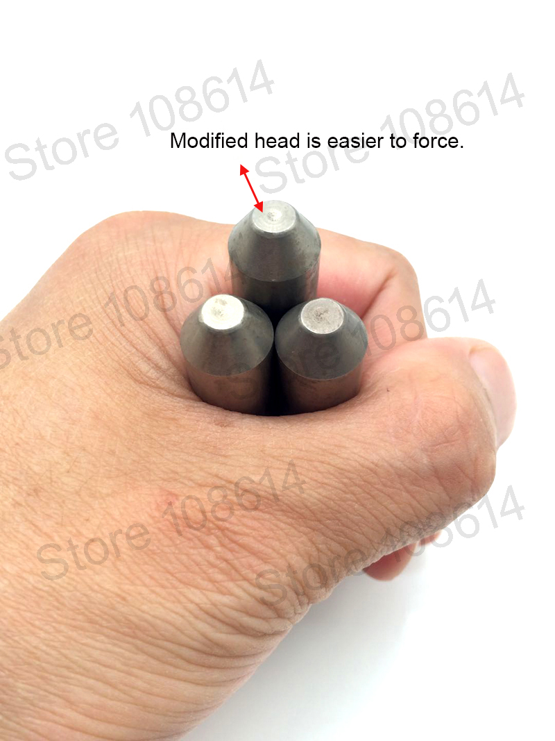 Setting tool for Aluminum Alloy Rivet Flat Head Threaded Rivet tools for Aluminum Flat Round Head Half Hollow Shank Rivet Alumin