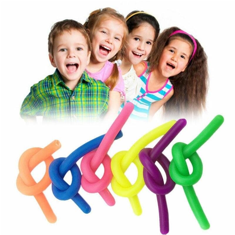 6 Pcs/Lot Noodle Stretch/Pull/Twirl/Wrap Toy Sling... – Grandado