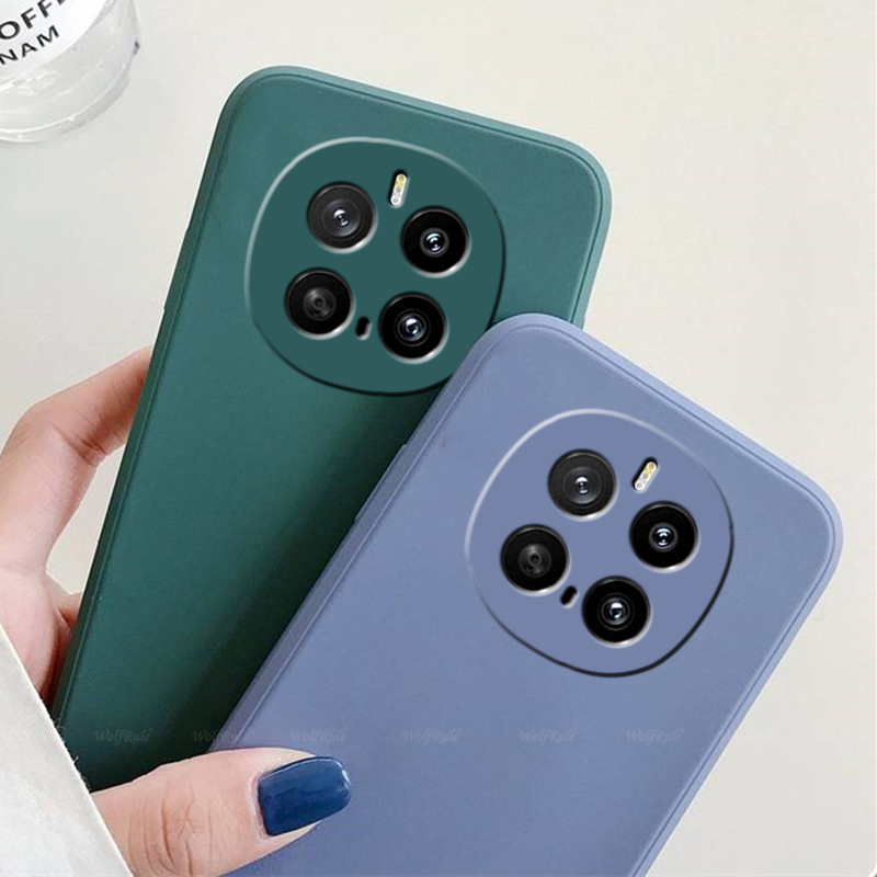 For Honor Magic 7 Pro Case Cover Huawei Honor Magic 7 Pro Capas Liquid Silicone TPU Soft Cover For Honor Magic 7 Pro Fundas