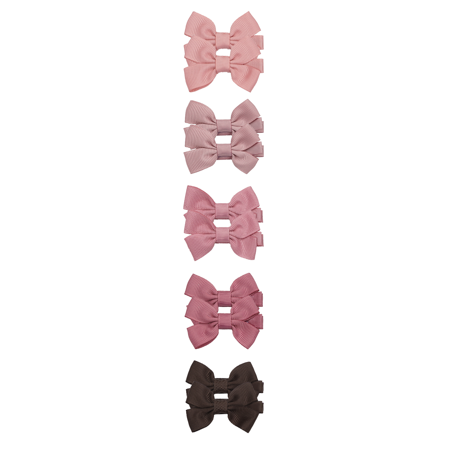 10/20/25/50 Uds. Lazos para el pelo para niñas en pares, lazos de cinta de 2 pulgadas, pinzas para el pelo de cocodrilo, pasadores para bebés, niños pequeños, niñas y niños: Rosa