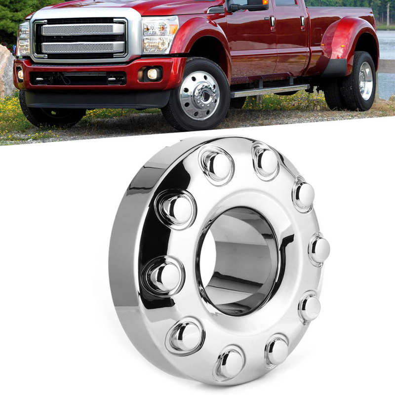 Chrome Car Front Wheel Center Hub Cap 10 Lugs 5C3Z1130NA Fit for Ford F450 F550 Super Duty 2005 Car Accessories