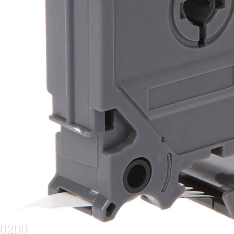 Ap28 tze -221 9mm bredd 8m längd etikettejp för p-touch etikettskrivare svart på transparent/vit/röd/blå/gul/grön