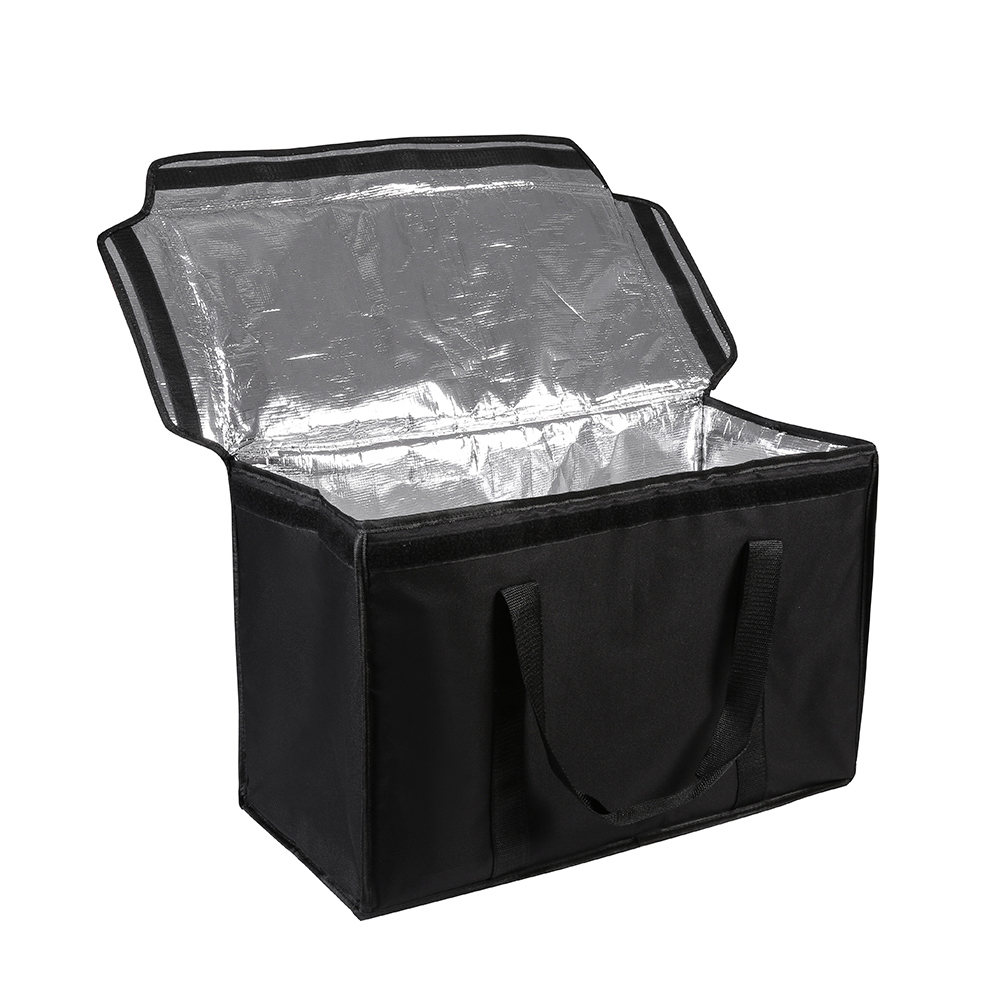 Krok og løkke bevarte handleboksposer store premium håndtak og forsterket bunnisolerte matkjøleboksposer  (57.5 x 29 x 38cm)