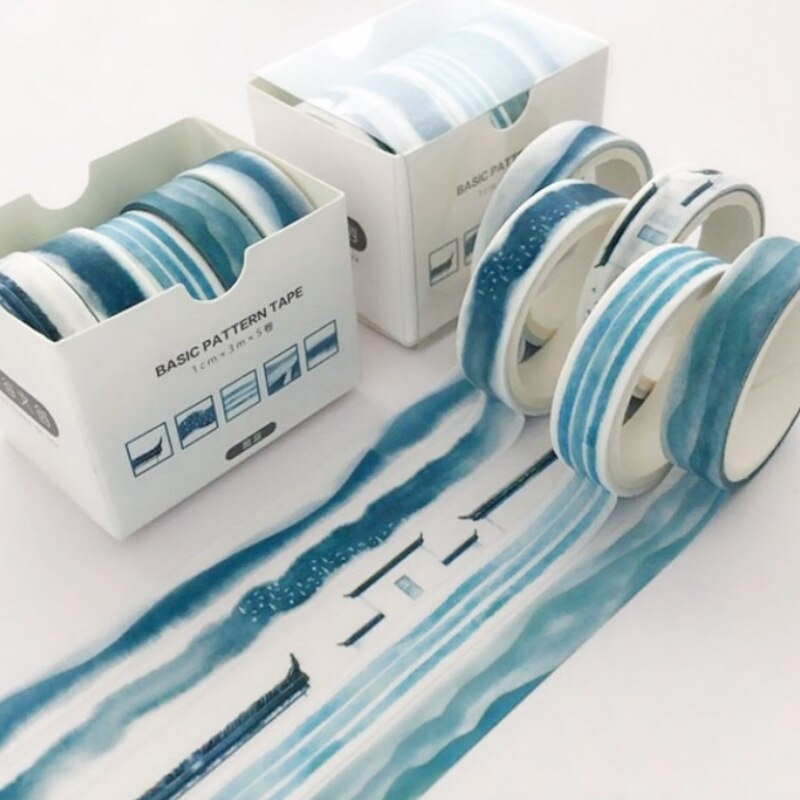 5 st/set washi tape galler maskeringstejp rosa brevpapper kawaii scrapbooking cinta adhesiva decorativa washitape papelaria: 12