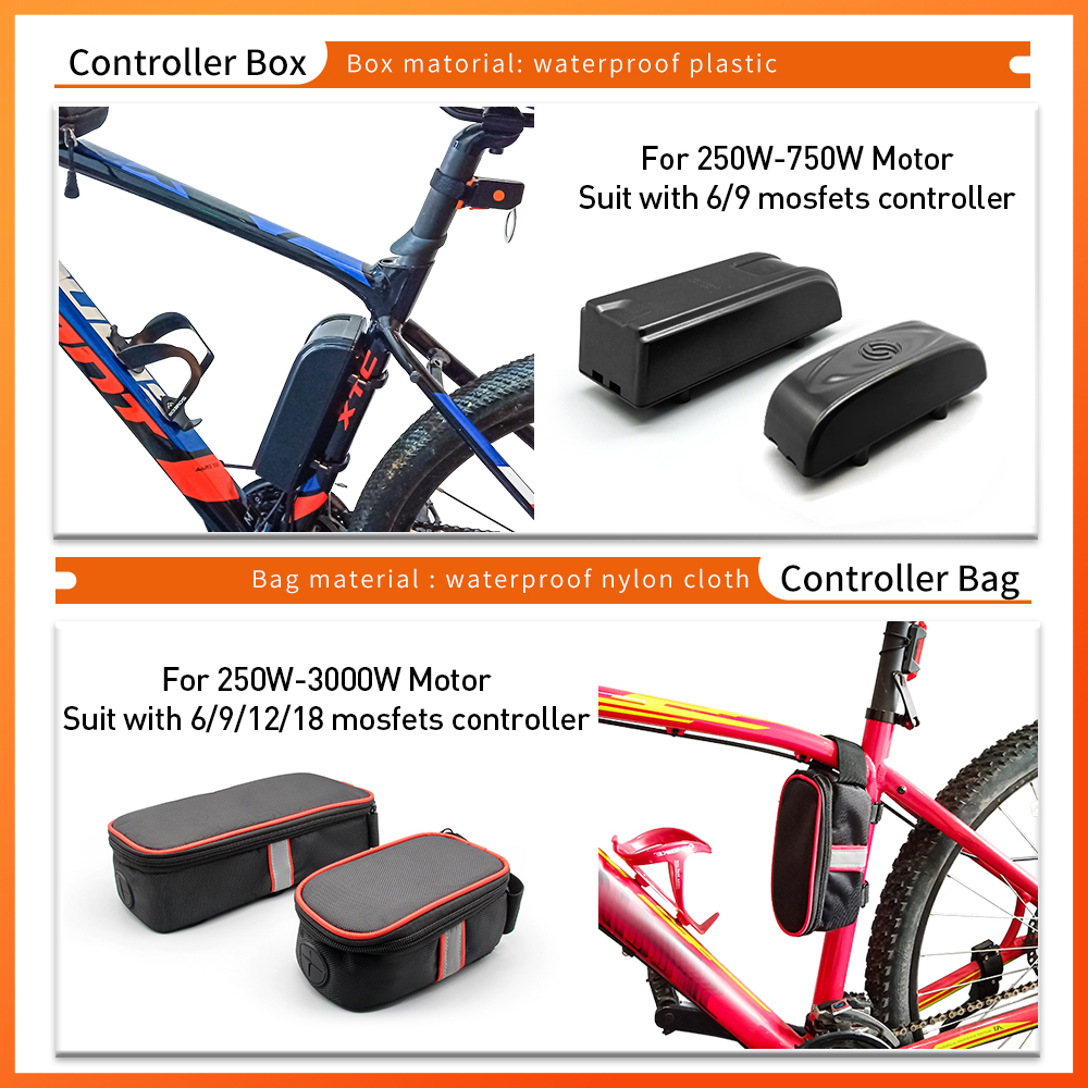 Elektrische Fiets Controller Box/Bag Ebike Controller Case Conversie Kit Grote/Kleine Size Controller Box/Bag Ebike controller