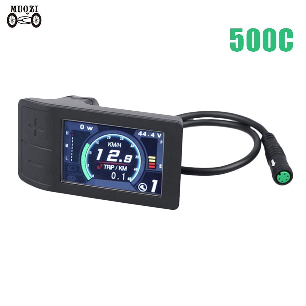 Electric Bicycle TFT LCD 500C Display Speed Indicator Computer For Bafang 8FUN Mid Hub Motor 36V 48V 52V 60V 750W E-bike Parts