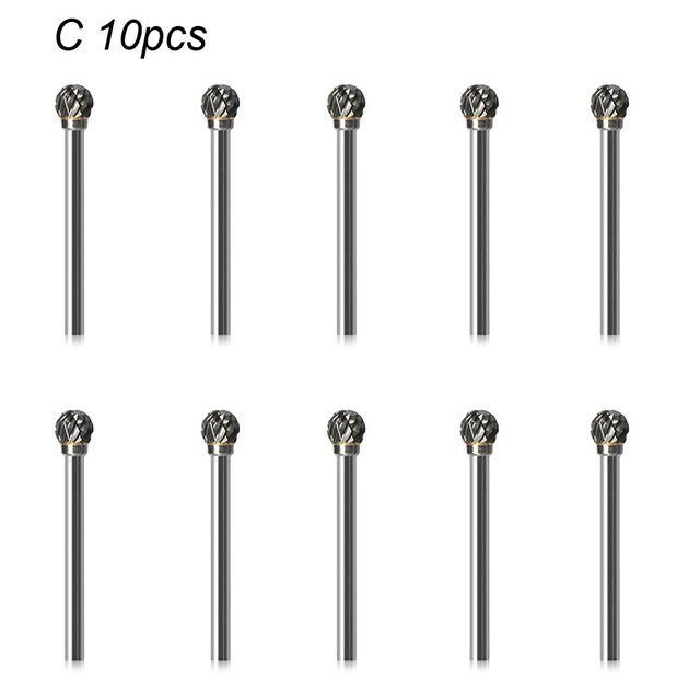 Haste de metal desenho carboneto tungstênio fresa ferramenta rotativa rebarbas duplo diamante corte rotativo ferramentas dremel moagem elétrica