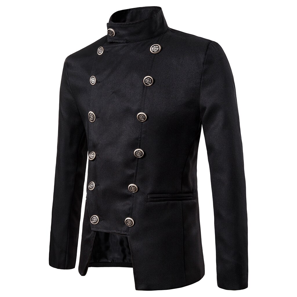 Vogue Style de vent Double boutonnage homme métrosexuel costume veste robe Blazer hommes mariage scène Performance vêtements