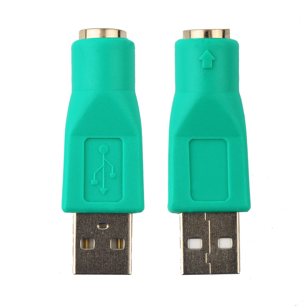 1/5 kpl usb uros - ps /2 naaras adapteri muunnin usb liitin pc sony  ps2 näppäimistö hiiri hiirille