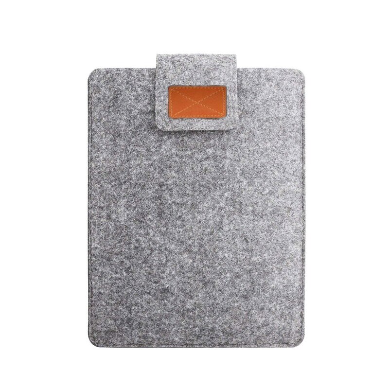BinFul 9.7 11 12 13 15 17 inch Wool Felt Laptop Sleeve Bag Case Protection Cover Soft Liner Computer Cover For Man Women Student: light gray / for Macbook 17 inch